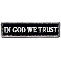 Algopix Similar Product 10 - EmbTao in GOD We Trust Embroidered
