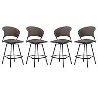 Algopix Similar Product 5 - VICLLAX Outdoor Swivel Bar Stools Set