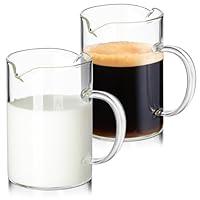 Algopix Similar Product 10 - Leinuosen 2 Pcs Glass Pitcher Elegant