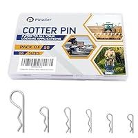 Algopix Similar Product 15 - 50 Pcs Cotter Pin Assortment Kit  Zinc