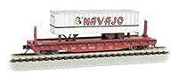Algopix Similar Product 11 - Bachmann 526 Flat Car with 35 Ribbed
