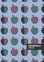 Algopix Similar Product 5 - Apples Notebook  A4 Winter Blue