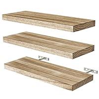 Algopix Similar Product 13 - Floating Shelves Rustic Solid Wood