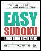 Algopix Similar Product 9 - Easy Sudoku Large Print Puzzle Book