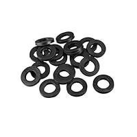 Algopix Similar Product 11 - uxcell Rubber Flat Washers M10 20mm OD