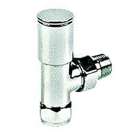Algopix Similar Product 2 - Angled Rad Valve, Silver, 15 mm