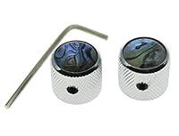 Algopix Similar Product 16 - KAISH Chrome Set of 2 Abalone Top