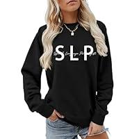 Algopix Similar Product 6 - CREXEMI SLP Sweatshirt Speech Language