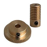 Algopix Similar Product 10 - CNBTR Yellow 3MM Hole Dia Brass Gear