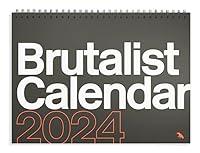 Algopix Similar Product 17 - Brutalist Calendar 2024