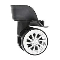 Algopix Similar Product 18 - Prettyia 1 Pair Swivel Mute Suitcase
