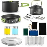 Algopix Similar Product 2 - Fortitude21 Camping Cooking Set