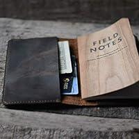 Algopix Similar Product 3 - JJNUSA Distressed Leather Checkbook