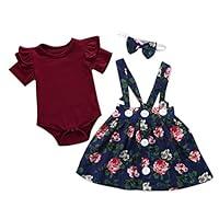 Algopix Similar Product 12 - Sameno 3Pcs Toddler Kids Baby Girls