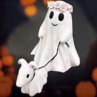 Algopix Similar Product 9 - KRRFDP Ghost Walking Dog Statue Goblin