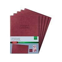 Algopix Similar Product 2 - Sigel menu Folder with Rubber Binding