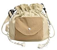 Algopix Similar Product 18 - Nylon Bucket Shoulder Crossbody Bag for