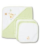 Algopix Similar Product 20 - Spasilk 100 Cotton Hooded Terry Bath