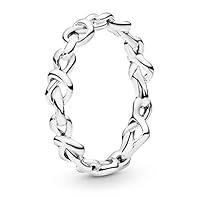 Algopix Similar Product 13 - PANDORA Jewelry Knotted Hearts Sterling