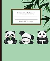 Algopix Similar Product 17 - Adorable Panda Composition Notebook