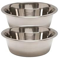 Algopix Similar Product 17 - 5 Quart Stainless Steel Bowl, 2 pack