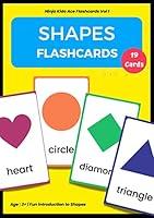 Algopix Similar Product 5 - Shapes Flash Cards  Early Learning 