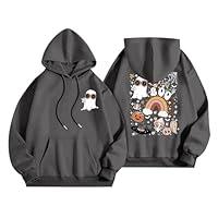 Algopix Similar Product 19 - Halloween Hooded Sweatshirt Women