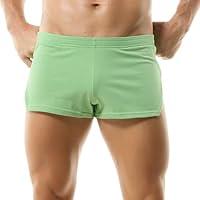 Algopix Similar Product 4 - Men Side Slit Shorts Booty Shorts