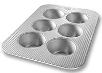 Algopix Similar Product 6 - USA Pan Jumbo Texas Muffin Pan 6 Well