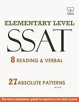 Algopix Similar Product 14 - SSAT 8 Reading  Verbal Elementary