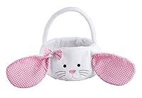 Algopix Similar Product 14 - Kids Easter Basket Plush White Bunny