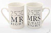 Algopix Similar Product 12 - Amore 25th Anniversary Set of 2 China