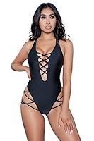 Algopix Similar Product 11 - Be Wicked 1977 Amaya Swimsuit Black