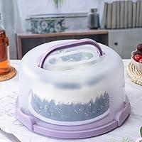 Algopix Similar Product 17 - SETLUX 10in Plastic Cake Carrier with