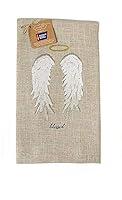 Algopix Similar Product 18 - Mud Pie Printed Angel Sentiment Towel
