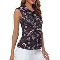 Algopix Similar Product 1 - PCSJRKG Moon Printed Sleeveless Golf