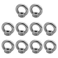 Algopix Similar Product 10 - Antrader 10pcs 304 Stainless Steel Ring