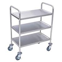 Algopix Similar Product 2 - LUXOR L100S3 37 H Stainless Steel Cart
