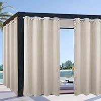 Algopix Similar Product 16 - VcJta Outdoor Curtains Waterproof Sun
