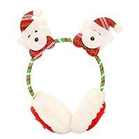 Algopix Similar Product 8 - Jeeke Christmas Earmuffs Cute Santa