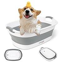 Algopix Similar Product 3 - Collapsible Pet Bathtub with Water