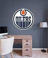 Algopix Similar Product 15 - FATHEAD NHL Edmonton Oilers  Logo