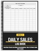 Algopix Similar Product 7 - Daily Sales Log Book Daily Sales Log