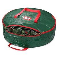 Algopix Similar Product 5 - ZOBER Christmas Wreath Storage Bag 24