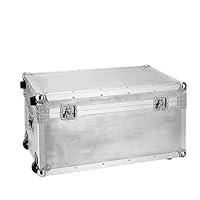 Algopix Similar Product 9 - DormCo VIN Steel Plated Trunks  Argent