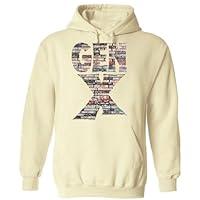 Algopix Similar Product 8 - Gen X 80s Rock Cassettes Hoodie Gen X