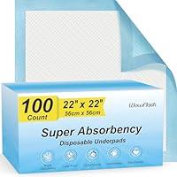 Algopix Similar Product 3 - 100 Count 22 x 22 Super Absorbency