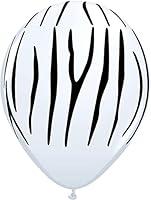 Algopix Similar Product 11 - Qualatex 37044 11 Round White Zebra