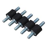 Algopix Similar Product 7 - Yibuy 5PCS 4mm Rubber Double Ends Screw