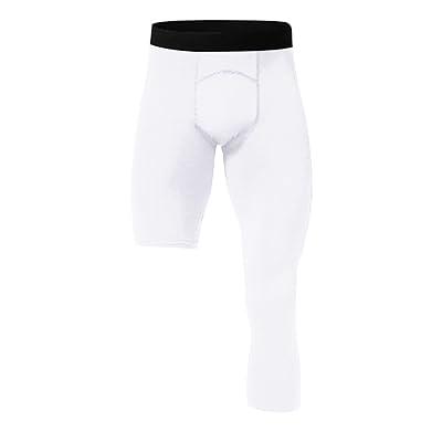 One Leg Compression Tights Long Pants Basketball Sports Base Layer  Underwear